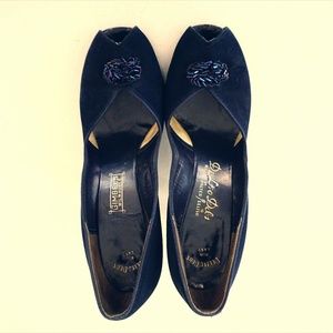 Vintage 40s Peep Toe Heels